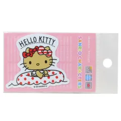 【メール便】ハローキティ ビニールシール ダイカットミニステッカー 日焼けハローキティ 浮き輪 サンリオ ゼネラルステッカー 耐水耐光 デコステッカー キャラクター グッズ 