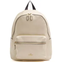 COACH チャーリー リュック バック パック レザー ホワイト コーチ マンハッタン レザー リュック ホワイト Aランクの買取