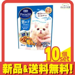 コンボプレゼント キャット おやつ 男の子 お魚味 14袋入 (42g) 10個セット まとめ売り