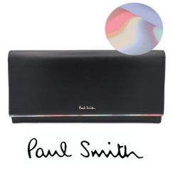 【新品・未使用】ポールスミス　キーケース　4連　ブラック　マルチストライプ　羊革 楽天市場】新モデル Paul Smith ポールスミス キーケース 4連