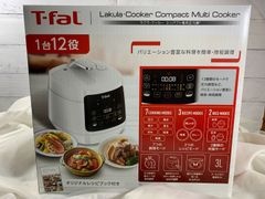 T-fal ラクラクッカーコンパクトマルチクッカー電気圧力鍋 CY3511jp ☆ｋ74