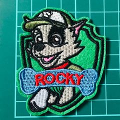 パウパトロール 刺繍アイロンワッペン ロッキー