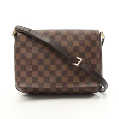 ルイ・ヴィトン LOUIS VUITTON ショルダーバッグ ミュゼットタンゴ ショートストラップ ダミエエベヌ N51255 PVCコーティングキャンバス レザー ミュゼット・タンゴ ショート