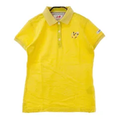 サイズ：1 MASTER BUNNY EDITION マスターバニーエディション  半袖ポロシャツ  イエロー系 [240101386848]# ゴルフウェア レディース ストスト