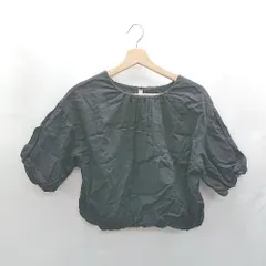 ◇ ⊂ titivate ティティベイト バルーンスリーブ 半袖 カットソー サイズS ブラック レディース E  【1502060043601】