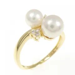 K18YG アコヤパール リング