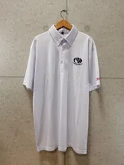 Srixon スリクソン ポロシャツ 半袖 ミヤギテレビ杯 ダンロップ女子オープンゴルフ ロゴ 刺繍 無地 ホワイト Lサイズ