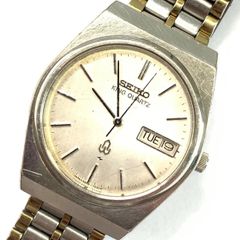 新品電池・ベルト】SEIKO キングクォーツ メンズ腕時計 デイデイト 51