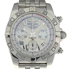 値下 ブライトリング BREITLING AB0110 クロノマット44 ホワイトシェルダイヤル 自動巻き メンズ 美品 箱・保証書付き K#137212