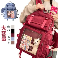 痛バッグ 大容量 痛バ 痛リュック リュック クリア ショルダー 大容量リュック ハンド 韓国 缶バッチ 通勤 通学 痛バッグ 見せバッグ 透明 スクエア 推し活 デコ ぬいぐるみ バッグ オタク マ xzjhogl#