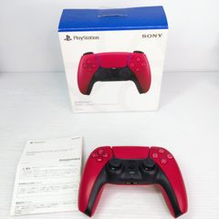 【中古品】SONY ソニー PS5  DualSense ワイヤレスコントローラー CFI-ZCT1J02 コズミック レッド ○YR-53772〇
