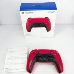 【中古品】SONY ソニー PS5  DualSense ワイヤレスコントローラー CFI-ZCT1J02 コズミック レッド ○YR-53772〇