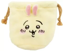 【中古】雑貨 うさぎ フェイス巾着 「ちいかわ」