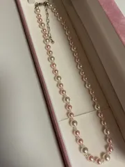 パールビーズ　ネックレス