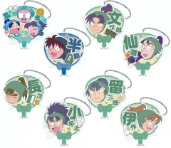 【中古】キーホルダー 全8種セット 「忍たま乱太郎 デコうちわキーチェーン A」