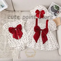 ベビー 夏服 新生児 ワンピース 赤ちゃん 女の子 通園に大活躍 リボン 花柄 新生児用 半袖 出産祝い 73cm 80cm 90cm 100cm 110cm お出かけ 誕生日 ギフト