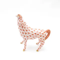 美品 HEREND ヘレンド フィギュリン 干支 2002年 馬 赤 美品 HEREND ヘレンド フィギュリン 干支 2002年 馬 赤