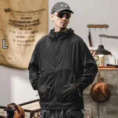 [L ]秋冬 メンズ  服 シンプル ファッション オシャレ 大人 かっこいい 大きいサイズ ストリート 紳士服  秋 冷却 日 防止 服 アウトドア UPF 50 抗UV 