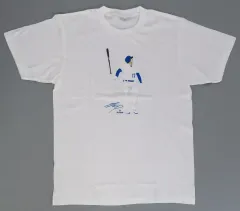 【中古】Tシャツ 大谷翔平#17(ロサンゼルス・ドジャース) BAT FLIP LAD2 Tシャツ ホワイト Lサイズ