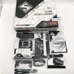 ASRock マザーボード X670E Steel Legend AMD Ryzen 7000 シリーズ CPU (Soket AM5) 対応 X670E ATX マザーボード 【国内正規代理店品】