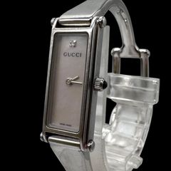 新品電池稼働 美品 GUCCI グッチ 105 ガーネット バングル