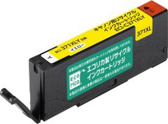 エコリカ キヤノン BCI-371XLY対応リサイクルインク イエロー ESP-C371XLY 残量表示対応 [イエロー] [大容量]