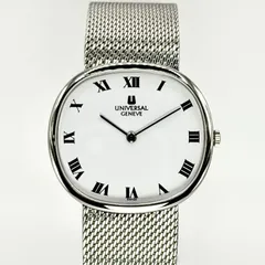 ゲイフレアー 71年製 UG ユニバーサルジュネーブ 純正 SSブレス 18mm 2025年最新】UNIVERSAL GENEVE 金属ベルトの人気アイテム - メルカリ