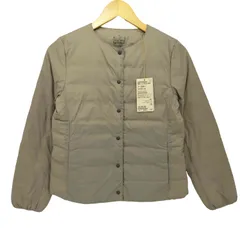 ムジルシリョウヒン 無印良品 軽量ダウン(帯電防止裏地) ノーカラージャケット レディース JPN：S 