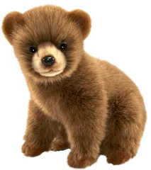 HANSA 7037 クマ(コ)25 全長:25cm BEAR CUB BROWN BH7037 クマ 熊 ベア 子熊 子グマ こぐま ベアー テディベア 子供 赤ちゃん ぬいぐるみ ハンサ 動物 犬 猫 アニマル 置物 人形 フィギュア 大きい 実物大 大型