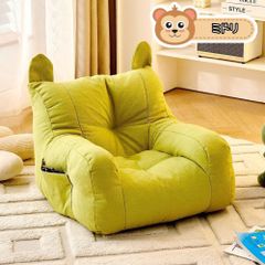 子供用ソファ キッズソファ ミニソファー 一人用 くま型 収納ポケット付き 肌にやさしい ふわふわ かわいい おしゃれ 北欧  子供部屋 YB-02