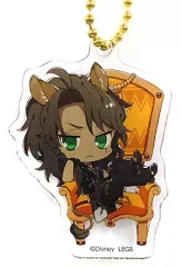 【中古】雑貨 レオナ・キングスカラー 「ディズニー ツイステッドワンダーランド×OH MY CAFE アクリルキーホルダー デフォルメver.」