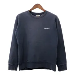 Carhartt カーハート スウェット ワンポイントロゴ ネイビー (メンズ M) 中古 古着 Q9574
