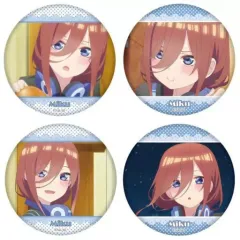 【中古】バッジ・ピンズ 中野三玖 推しキャラ缶バッジセット(4個組) 「五等分の花嫁∬」