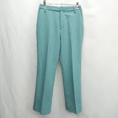 ◇ ⊂ coen コーエン ウエストゴム スラックス サイズS ターコイズブルー レディース E  【1501230002035】