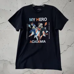 【公式】僕のヒーローアカデミア Tシャツ 爆豪勝己 轟焦凍 黒 MY HERO