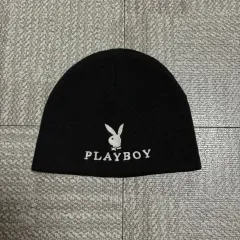 【hope】PLAYBOY黒 ニットビーニー　スーパーレア品 2025年最新】playboy ニット帽の人気アイテム - メルカリ