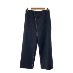 【美品】  JUNYA WATANABE COMME des GARCONS / ジュンヤワタナベ | 2023SS | KODAMA FORMAL / 変形 ロゴ オーバー ワイド パンツ | S | ブラック | レディース