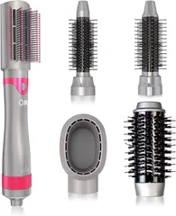 【数量限定】ヘアケア ヘアブラシ 大風量 3段階温度調節 速乾 ストレートとカール適用 低騒音 冷熱風 カール 電熱 ホットエアースタイラー 1 IN 5 日本語説明書付き ホットエアーブラシ 多機能 900w クルクルドライヤー くるくるドライヤー ヘアドラのサムネイル