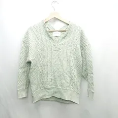 ◇ ⊇ ADAM ET ROPE アダムエロペ 長袖 ニット セーター サイズF ピスタチオグリーン レディース E  【1501230025737】