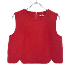 ESTNATION - ESTNATION エストネーション 24AW リングツィードチュニックブラウス 42-109-10-075852 レッド 36 ESTNATION / リングツイードチュニックブラウス｜ESTNATION