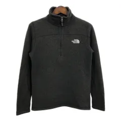 THE NORTH FACE ノースフェイス ハーフジップ フリースジャケット アウトドア ブラック (メンズ S) 中古 古着 s0094