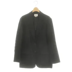 スティーブンアラン Steven Alan LINEN DOBBY TWO BUTTON JACKET テーラードジャケット シングル 背抜き 2B リネン M 黒 ブラック /MF ■OSのサムネイル