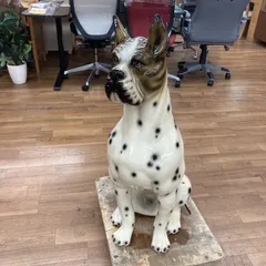 S156 ⭐ 犬の陶器 置物 インテリア 犬雑貨 USED