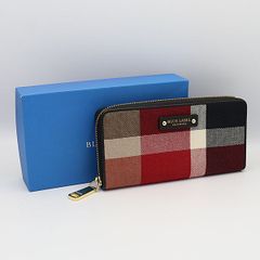 BLUE LABEL CRESTBRIDGE チェック柄長財布 箱付き - メルカリ