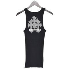 CHROME HEARTS　クロムハーツ　クロスプリントタンクトップ　8054000206681