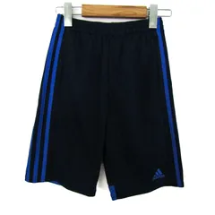 アディダス ショートパンツ ボトムス ハーフパンツ クライマライト スポーツウエア キッズ 男の子用 140サイズ 紺×青 adidas 【中古】