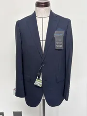 新品未使用　訳あり割引　JHONPEARSE ウール100 ネイビースーツ　ウォッシャブル　サイズA6