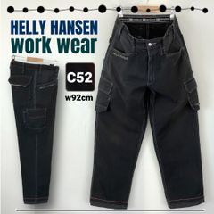HELLY HANSEN work wear/ヘリーハンセンワークウェア★キャンバスカーゴ/ワークパンツ★ナイロン補強★サイズC52/w92cm  #2505M031