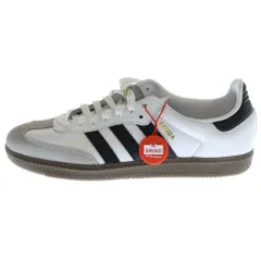 adidas (アディダス) SAMBA OG B75806 サンバ ローカットスニーカー シューズ ホワイト/ブラック US8/26cm