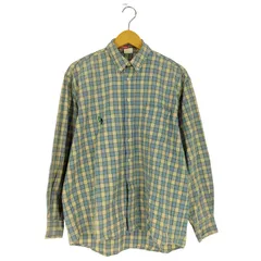 エクストララージ XLARGE ロゴ刺繍 チェック ボタンダウンシャツ メンズ import：S 